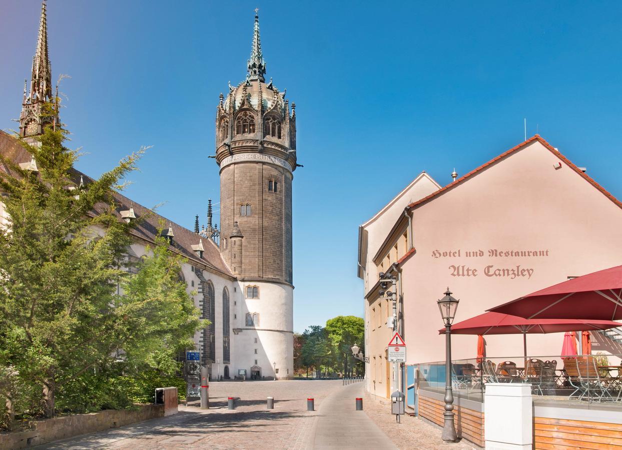 Hotel Alte Canzley Wittenberg Exteriör bild