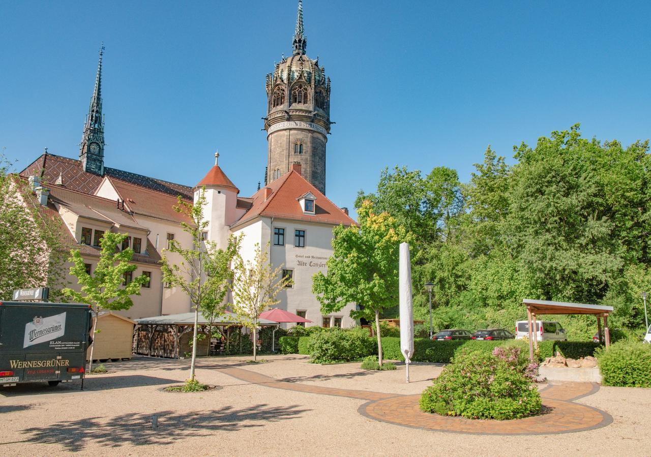 Hotel Alte Canzley Wittenberg Exteriör bild